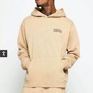 Spiritual Gangster Sandstone Classic Emblem Hoodie NWT Size Xl